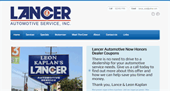 Desktop Screenshot of lancerauto.com